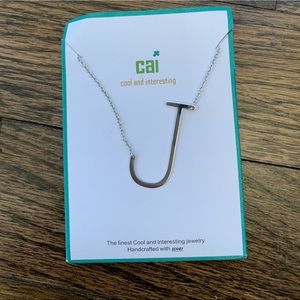 Brand new! “J” necklace